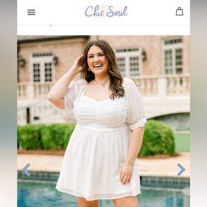 ANDREE BY UNIT White Mini Dress